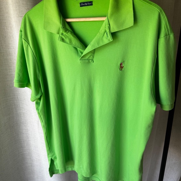 3 Polo Ralph Lauren Pima Cotton Polos | Size L | Red, Green, Blue - Picture 8 of 15